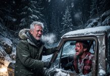 My son and his wife locked me out in a deadly Christmas blizzard to freeze to death. Wandering through the deep snow, I found a wrecked truck at the bottom of a ravine—and the dying driver inside whispered my name.