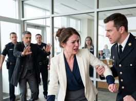 “Officer, she filed for divorce months ago.” That stopped my husband’s embrace when he returned two and a half years later. The morning after our wedding, he had flown north with his subordinate, after pressing my ring into my palm: “Classified mission. Don’t make this difficult.”