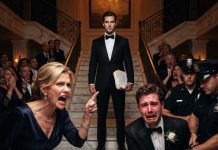 My aunt gave me a paper plate at my cousin’s wedding dinner and said the good dishes were only for “real family.” she mocked me as i ate alone by the kitchen… unaware of who owned the country club—or what i had already done to their wedding reception.