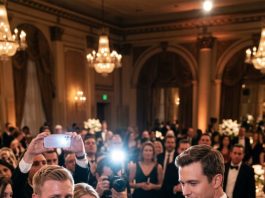 Humiliated in front of flashing cameras and recording phones, the arrogant CEO’s son coldly grabbed my silver name card, tossed it to the floor, and stomped on it just to give my VIP seat to his girlfriend. With cameras capturing every second, I stayed completely calm, looked him in the eye, and delivered a chilling sentence: “What you just did… just cost your mother $1.3 billion.”