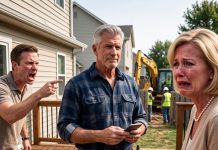 “I spent three backbreaking days building my daughter’s dream deck, but when her toxic mother-in-law told me to go sit on a rusty lawn chair by the garage, one phone call changed everything.”