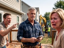 “I spent three backbreaking days building my daughter’s dream deck, but when her toxic mother-in-law told me to go sit on a rusty lawn chair by the garage, one phone call changed everything.”