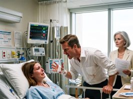 “Sign the waiver or you’ll leave this hospital in a body bag!” my husband hissed, delivering a brutal slap that burst my surgical stitches right in front of the ICU nurses. He wasn’t trying to comfort me after my near-fatal crash—he was trying to silence me before I discovered why my car brakes had failed.