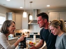 When my parents screamed that my wife trapped me with a baby after years of marriage, I was heart-broken—only to realize they hated our child just for stealing the spotlight from my brother’s wedding, leaving me no choice but to cut them off forever.