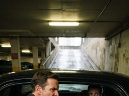 Stepping into my car after dinner seemed completely normal, until a terrified stranger leaped into the passenger seat and whispered three chilling words that instantly turned our quiet family night into a desperate fight for survival.