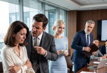 His new secretary scalded me with hot coffee. My husband sneered, “It’s your fault!” Seconds later, the billionaire investor spoke: “The $300M deal is off.” He instantly turned pale!