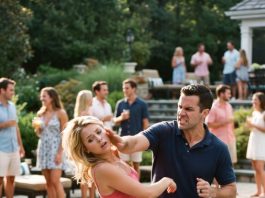 When guests cruelly dragged me out of the pool after a malicious push, I couldn’t move my arm. My sister, fully knowing about my past severe accident, just laughed and called it a joke while mocking me in front of everyone. But her fiancé heard the cruel truth, and his reaction changed everything…