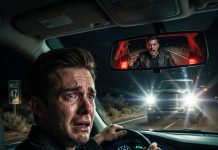 At 2:17 AM on a deserted highway, I received a call from my best friend who died 11 years ago. He whispered a single warning: “Don’t stop at Mile 47.” Then I looked in my mirror…