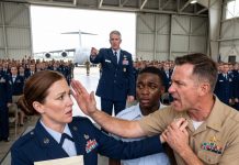 The whole place went silent when my Navy SEAL brother hit the floor before 1,000 troops. Three seconds earlier, he had struck me for defending a young airman. “Know your place,” he said, convinced his trident made him untouchable. He found out how completely wrong he was.