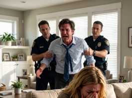 My husband laughed when he read a text saying, “My mistress wants me to leave you tonight.” I stayed silent. The next morning at 7 am, two police officers walked into his office: “Sir, we need to talk about the embezzlement.”