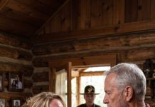 My heart heavily ached when I went to maintain my late wife’s cabin and found my daughter-in-law’s mother unloading her furniture inside. She smirked, “My daughter gave us the key. You’ll have to sell anyway.” I didn’t argue. 24 minutes later, the sheriff arrived…