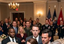 My mother-in-law ordered security to remove my wife from a military ceremony, screaming that her uniform and medals were fake. My wife warned her once, then fell silent. Minutes later, a two-star general entered, every soldier stood at attention, and his first question exposed a secret my wife’s family had buried for years.