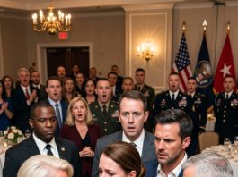 My mother-in-law ordered security to remove my wife from a military ceremony, screaming that her uniform and medals were fake. My wife warned her once, then fell silent. Minutes later, a two-star general entered, every soldier stood at attention, and his first question exposed a secret my wife’s family had buried for years.