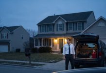 After dropping my husband at the airport, my eight-year-old begged me not to go home. Ten minutes later, our security camera showed two men entering our house with a key.