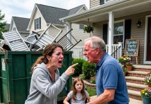 I came home with my disabled daughter and found her $4,800 wheelchair ramp broken and thrown into a dumpster! Dad casually said, “Your mom’s garden party is Saturday. The ramp looked ugly!” Furious, I said a few words, took my daughter, and left. Six weeks later, my mother came to me in tears…