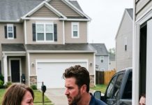 “Get off my property, you controlling old woman!” my son-in-law shouted when I asked where my missing daughter was. He claimed she’d gone on a week-long retreat, but her wedding ring hung around his neck. That night, I returned secretly and heard three desperate knocks from his locked garage. Then footsteps approached behind me.