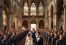 My family boycotted my wedding, but as I walked the aisle alone, 200 strangers walked in—and my mom got a text: ‘Turn around. Your daughter’s groom is…’