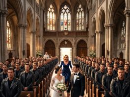 My family boycotted my wedding, but as I walked the aisle alone, 200 strangers walked in—and my mom got a text: ‘Turn around. Your daughter’s groom is…’