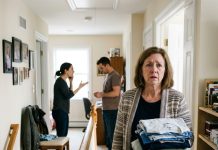 I was ironing my son’s shirts when the phone rang. My aunt had left me nearly $3 million! I stood there trembling, realizing I could finally pay off my son’s overwhelming debts. Excited to share the incredible news, I stepped out of the room. But just as I reached the top of the stairs, I overheard my daughter-in-law speaking. What she said made my blood run cold…