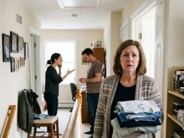 I was ironing my son’s shirts when the phone rang. My aunt had left me nearly $3 million! I stood there trembling, realizing I could finally pay off my son’s overwhelming debts. Excited to share the incredible news, I stepped out of the room. But just as I reached the top of the stairs, I overheard my daughter-in-law speaking. What she said made my blood run cold…