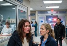 “Mom, They Put Me in an Ambulance…”—I Rushed Through the Blizzard, Terrified, Until the Nurse Saw Me