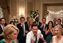“Our gift to the real bride!” my mother announced before shoving me into a table, despite knowing I was seven months pregnant. My sister laughed about taking my SUV while I collapsed in pain. I begged my husband for help, but he turned away. Seconds later, his actions shattered my family’s carefully hidden secrets.