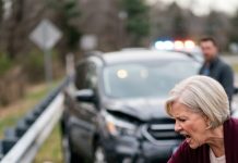 I found my six-year-old son injured beside a wrecked SUV while my sister tried to escape another DUI charge. When I knelt to help him, my mother slapped me and shouted, “Leave him there!” Dad destroyed the dashcam and blamed me for the crash. Neither of them knew my phone was recording everything.