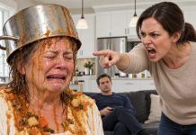 The soup was steaming when my daughter-in-law tasted it and screamed, “You useless old woman! Is this what you call cooking?” I had barely finished preparing dinner before she emptied the entire pot over me. My son turned up the television, pretending to see nothing. I trembled with pain, removed my soaked apron, and picked up my phone. “It’s time,” I said. “Take back everything I gave them.”