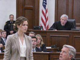 My CEO father-in-law laughed when I entered the courtroom without a lawyer. “Representing yourself? You’re finished,” he sneered. He had no idea I was secretly a JAG attorney. I calmly took my seat as the judge looked up, smiled, and said something that changed his expression instantly…