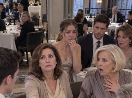 At my daughter’s engagement dinner, her future mother-in-law raised her glass and announced, “Her mother is paying the $4,800 bill—unless she’s too poor!” Everyone stared. I silently handed over my credit card. Suddenly, the restaurant manager grabbed the waiter’s wrist. His next words wiped that smug smile away.