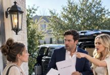 I rushed home with my two children, excited to announce my $24 million inheritance. Instead, my husband stood outside with his mistress, divorce papers, and my packed suitcases. “This house is ours now!” she laughed. I pulled one document from my purse—and his face turned white.