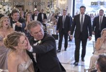 At my brother’s wedding, Dad slapped me across the face and screamed, “You’re my biggest failure! Your birth was a mistake!” Everyone laughed as I fell to the floor. Then my secret billionaire husband entered the room. My father’s smile vanished when he realized who had just arrived.