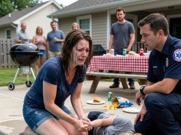 My brother pushed my 13-year-old daughter because she refused to serve food at his barbecue. She stumbled backward, hit her head on the pool’s edge, and fell into the water. I jumped in, pulled her out, but she wouldn’t wake up. Someone called 911.