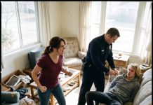 My mother’s new husband demanded that I let his son move into my apartment. I refused. The next day, I came home from work and found a strange girl living there. I called the police… And total chaos broke out.