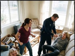 My mother’s new husband demanded that I let his son move into my apartment. I refused. The next day, I came home from work and found a strange girl living there. I called the police… And total chaos broke out.