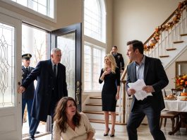 ON THANKSGIVING NIGHT, JASON CARTER THOUGHT HE HAD WON WHEN HIS SEVEN-MONTH-PREGNANT WIFE REFUSED TO SIGN THE DIVORCE PAPERS HE HAD PREPARED TO LEAVE HER PENNILESS. HIS MISTRESS WATCHED WITH A SMIRK AS HE BROKE EMILY’S LEG. BUT JASON HAD NO IDEA WHO WAS ABOUT TO WALK THROUGH THE DOOR. EMILY’S FATHER, A DECORATED MILITARY GENERAL, ARRIVED WITH TWO OFFICERS. AFTER SEEING HIS DAUGHTER’S INJURIES, HE BEGAN UNCOVERING THE FINANCIAL SECRETS JASON HAD HIDDEN WHILE FUNDING HIS AFFAIR. THEN HE OPENED A SEALED FOLDER—AND JASON’S CONFIDENCE DISAPPEARED. WHAT WAS INSIDE THAT FOLDER COULD TAKE AWAY MORE THAN THE FORTUNE JASON HAD STOLEN.