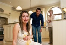 They thought nobody would see what happened in our kitchen. Eight months pregnant, I screamed on the floor after my husband shoved me into a pot of boiling soup because I refused to surrender my late father’s house. His mother watched my skin burn: “Maybe now she’ll stop being selfish.” Neither knew my father had hidden a second camera where they would never even look…