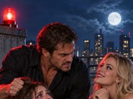 His mistress laughed as my husband dangled me from our penthouse balcony after breaking my arms. He thought our silent little daughter could only watch. Then she reached the roof camera and sent three words: “Uncle, save Mommy!” One minute later, helicopters surrounded the tower, and my husband discovered the terrifying truth about the family he had so casually betrayed.