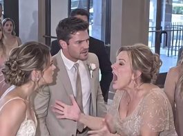 The entire wedding party fell silent when my father announced that my spoiled brother would drive home in my brand-new luxury SUV. My husband refused to hand over the keys. Seconds later, his mother revealed an ownership condition that destroyed my family’s carefully planned scheme…