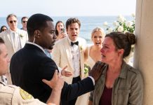I clutched my small wooden box even tighter as security grabbed my arm at my brother’s Malibu wedding. In my faded jacket and scuffed boots, I heard his bride sneer, “Get this homeless woman out.” Suddenly, the groom pushed through the crowd. “Let her go right now!” His bride froze when he turned toward her and said…