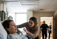 “Stop faking it! You just want attention!” my sister snapped as she yanked out my oxygen tube. She had no idea I’d started recording the moment she walked into my hospital room. When I opened my eyes the next morning, two police officers were standing beside my bed, and my sister was trembling with fear…