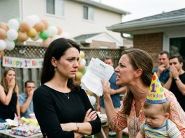 After my husband’s funeral, I went to my sister’s son’s first birthday party, where she suddenly announced that her son was my husband’s child. She claimed she was entitled to 40% of my $800K home as his inheritance and even showed me his will. Very well then, I smiled and waited. That night, she desperately tried to call me at midnight.