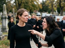 At Mom’s funeral, my sister looked at my simple black dress and whispered that I should at least try to look presentable next time. I said nothing and walked away. She had no idea that the dress came from my $2.8 billion fashion empire. The next morning, her modeling contract was terminated.