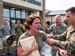 He Knocked Her Cap Off in Public—Then Froze When He Saw His Commander