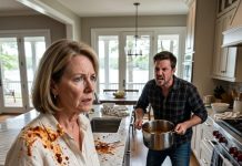 My son demanded to host 50 guests at my $4 million lake house. I told him firmly, “This is my home, not your private event venue!” He exploded in anger and shouted, “Then don’t expect me to take care of you when you’re old!” I simply smiled and replied, “Okay.” But seconds later, he grabbed a pot of chili and dumped it all over me. He thought he’d taught me a lesson. Days later, everything changed…