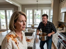 My son demanded to host 50 guests at my $4 million lake house. I told him firmly, “This is my home, not your private event venue!” He exploded in anger and shouted, “Then don’t expect me to take care of you when you’re old!” I simply smiled and replied, “Okay.” But seconds later, he grabbed a pot of chili and dumped it all over me. He thought he’d taught me a lesson. Days later, everything changed…