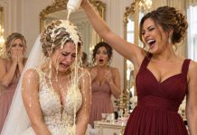 I stood trembling in my $18,000 wedding dress while my sister poured instant glue over it and laughed. Certain she had destroyed me, she never noticed the camera above the door. I didn’t scream. One hour later, the door opened, and she understood the silence she had mistaken for defeat.