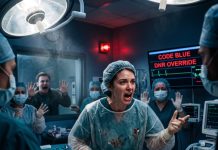 At my cousin’s graduation party, mom humiliated me in front of 40 guests: “Sarah dropped out of med school. She’s the family disappointment.” I said nothing. Three months later, she was rushed to the ER—and the chief of surgery came running. Then a nurse revealed the truth: “That’s Dr. Sarah Mitchell. She owns this hospital.” Mom’s heart monitor began beeping faster.