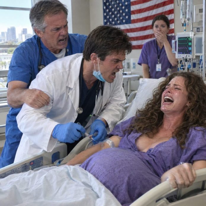 Tense Hospital Room Confrontation