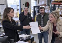 My greedy sister-in-law exploded at Christmas dinner when my father gave me company shares, then stormed into my warehouse demanding a third of the business, until one legal letter wiped the smile off her face.